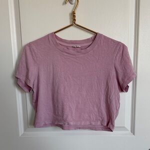 Cotton On Light Purple Crop Top